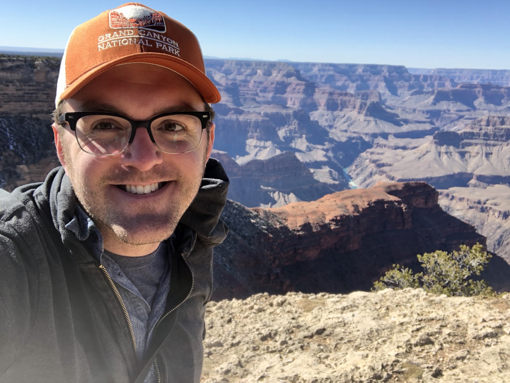 Dan at the Grand Canyon